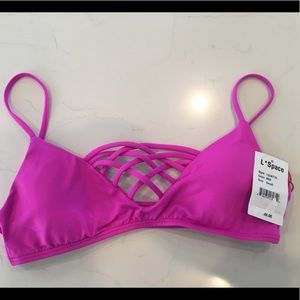 L*Space Jaime Strappy Bikini Top